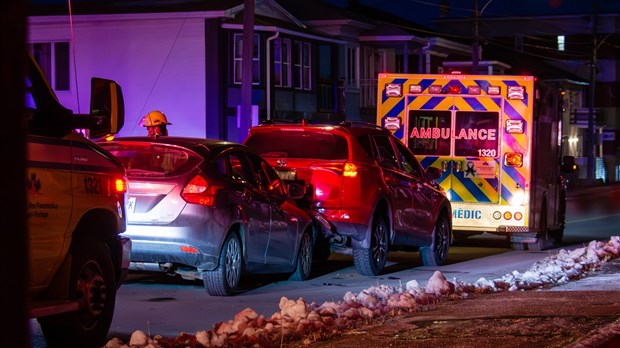 Collision sur la rue de l’Hôtel-de-Ville à Rivière-du-Loup