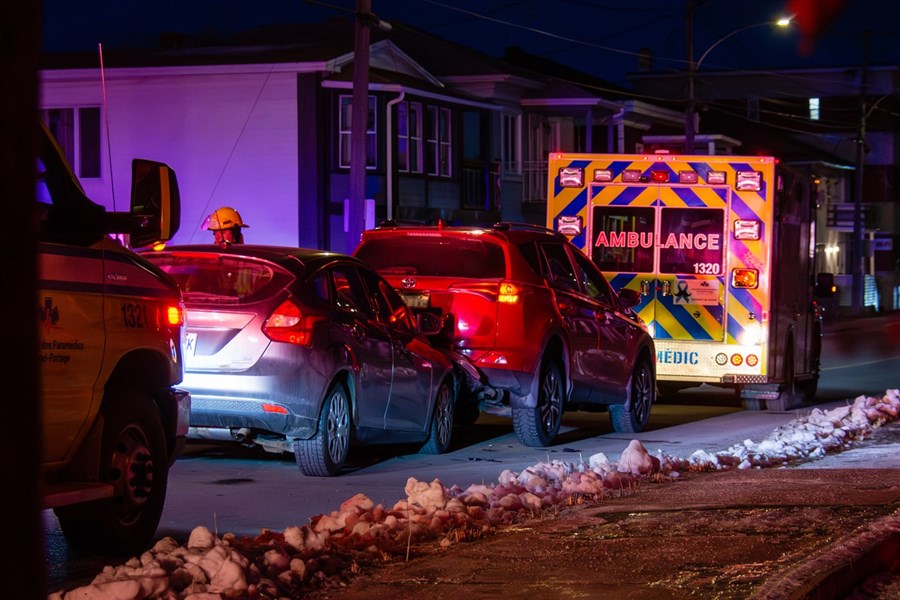 Collision sur la rue de l’Hôtel-de-Ville à Rivière-du-Loup