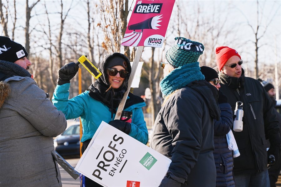 Le Front commun de nouveau en grève