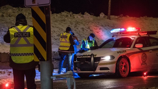 Point de contrôle contre l’alcool et la drogue au volant à Rivière-du-Loup