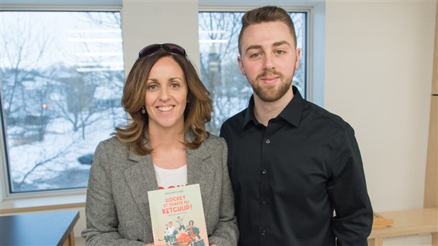 Hockey et toasts au ketchup, une recette inspirante pour Mélanie Doré