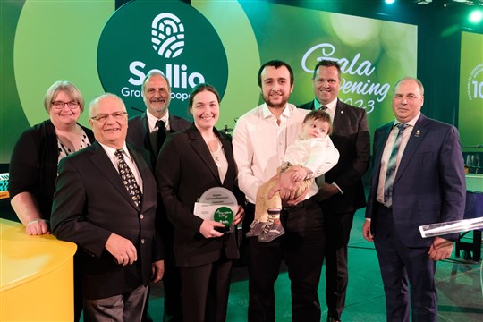 La Ferme Lait’xcellence se démarque lors de la remise des prix Sollio