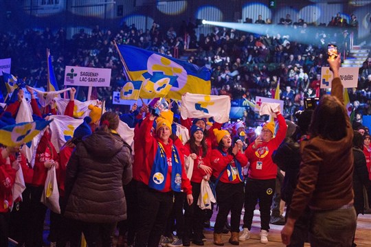 Une cérémonie spectaculaire pour la 56e Finale des Jeux du Québec 
