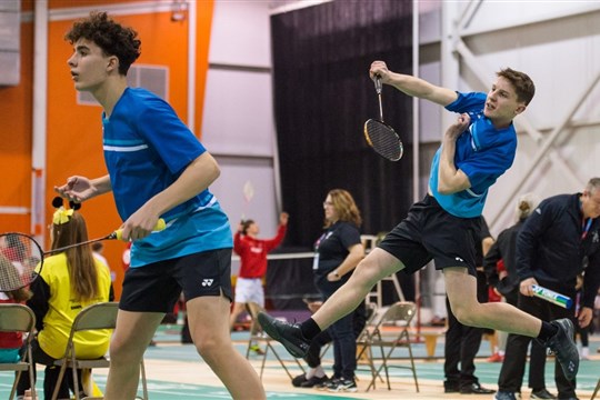 Partager la passion pour le badminton aux Jeux du Québec