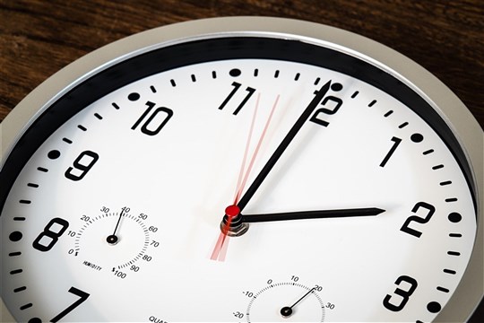 Changement d'heure dans la nuit samedi à dimanche