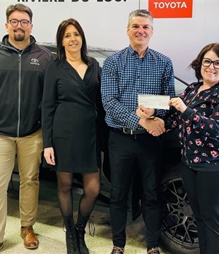 Gagnant de la Loterie annuelle de la Fondation de la Maison Desjardins de soins palliatifs du KRTB