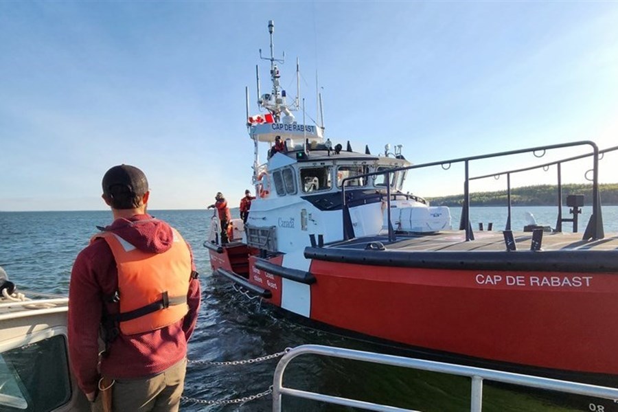 Le kayak de Paul-Alexander Banko localisé près de Pointe-au-Père