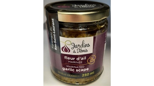 Avis de ne pas consommer certains lots de la fleur d'ail marinée des Jardins du Témis