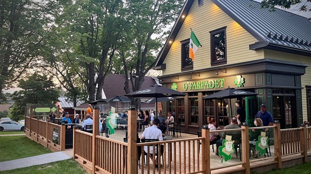 Le Pub O’Farfadet est ouvert sur la rue Lafontaine 