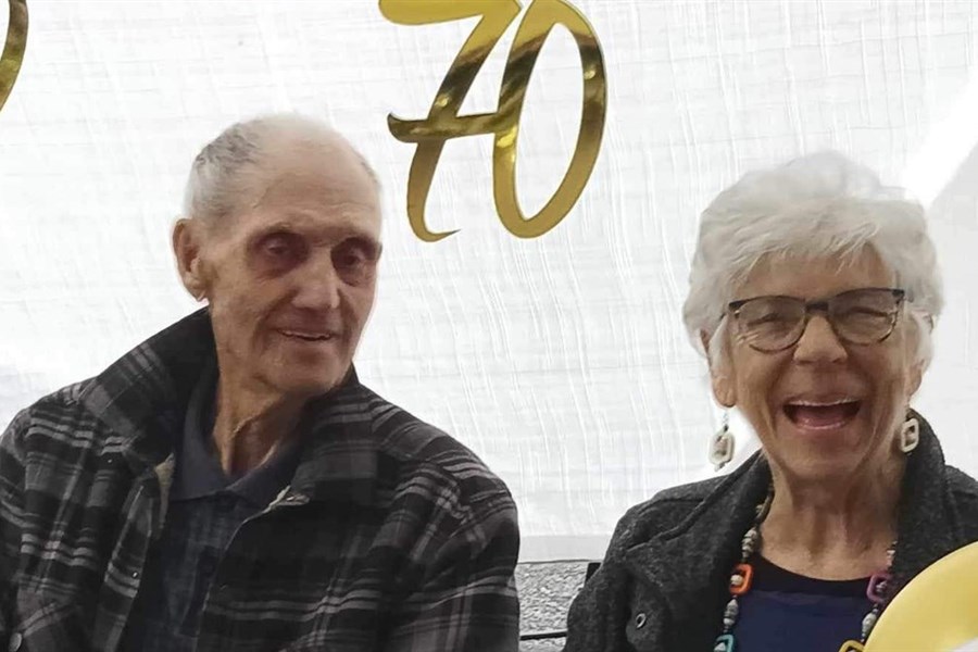 Un couple a fêté ses 70 ans de mariage à Témiscouata-sur-le-Lac 