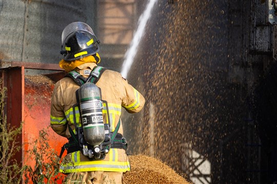 Incendie à la Meunerie de Cacouna 