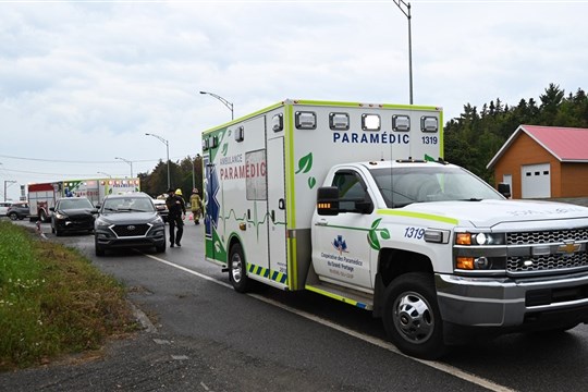 Collision entre deux VUS à Rivière-du-Loup