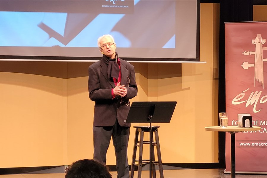 Lancement des capsules «Viens-tu jouer» de l’École de musique Alain-Caron