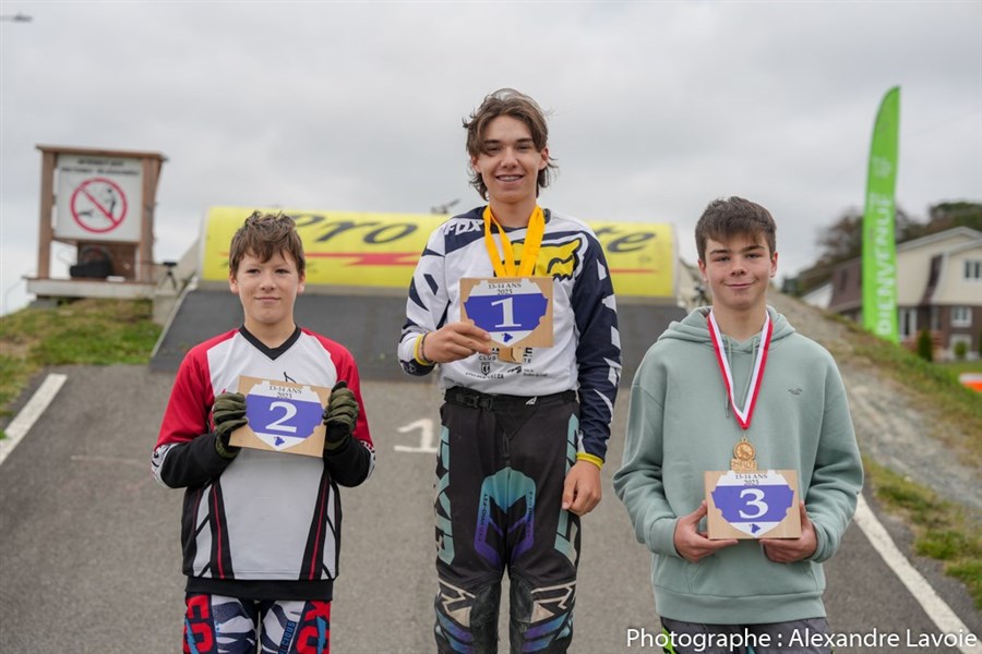 Léo Michaud triomphe en BMX 