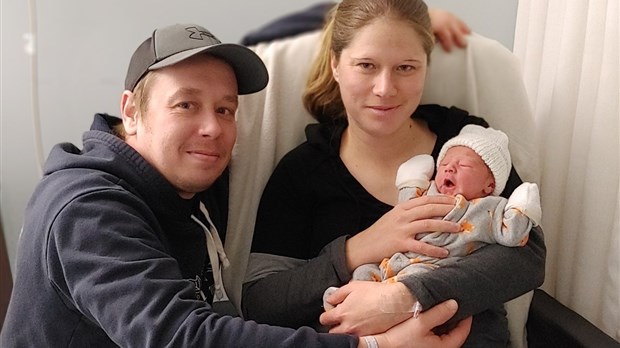 Loïc, le premier bébé de l’année au Témiscouata
