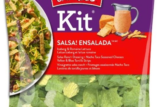 Rappel de l'ensemble de salade «Salsa! Ensalada» de marque Fresh Express 