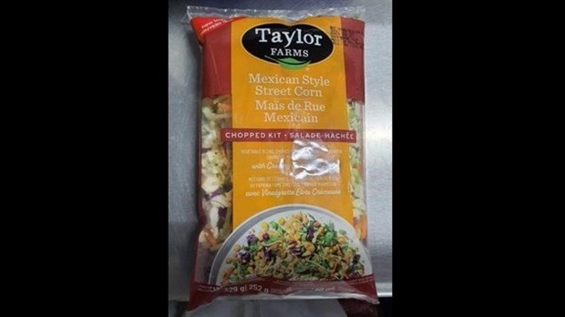 Rappel de salade hachée en raison de la bactérie Salmonella