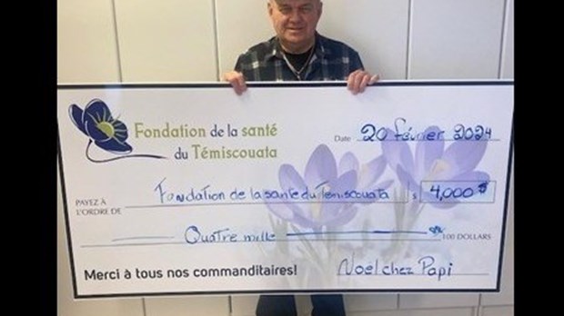 Un don de 4 000 $ à la Fondation de la santé du Témiscouata