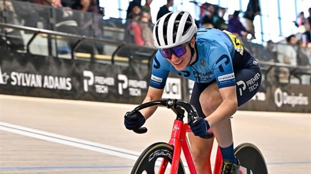 Britanie Cauchon est championne québécoise sur piste en endurance