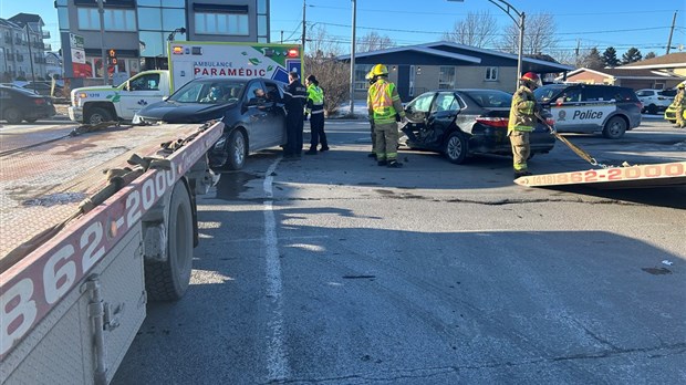 Collision à Rivière-du-Loup