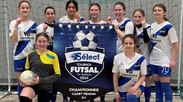 Victoire pour une jeune équipe de futsal à Rimouski 
