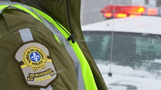 Plusieurs sorties de route entre Rivière-du-Loup et Saint-Alexandre-de-Kamouraska