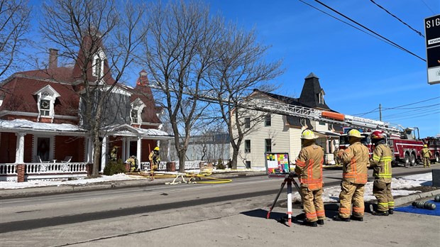 Incendie au Motel Côté de Rivière-du-Loup 