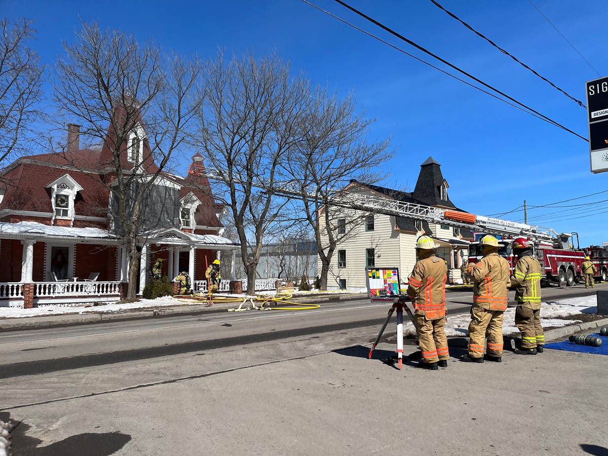 Incendie au Motel Côté de Rivière-du-Loup 