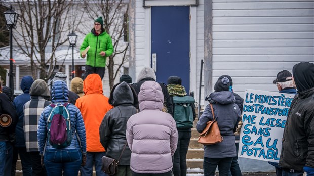 Une mobilisation contre l’autoroute 20 à Notre-Dame-des-Neiges 