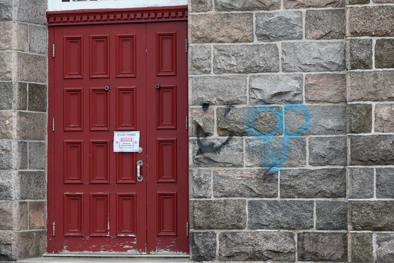 Deux églises vandalisées à Rivière-du-Loup 