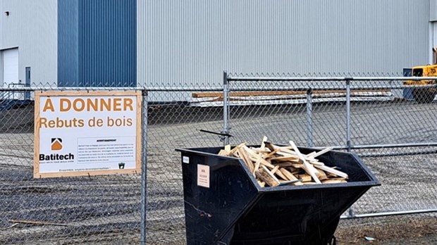 Batitech donne ses rebuts de bois au suivant 