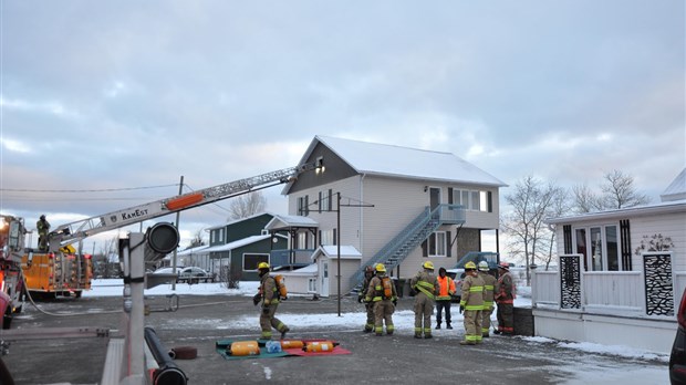 Incendie à Saint-Alexandre-de-Kamouraska