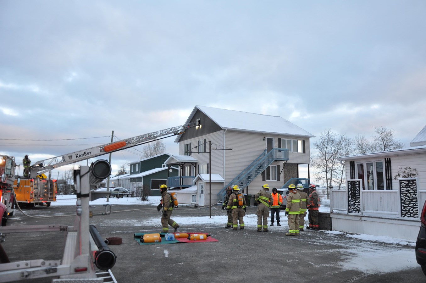 Incendie à Saint-Alexandre-de-Kamouraska