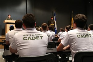 Retour des cadets de la Sûreté du Québec