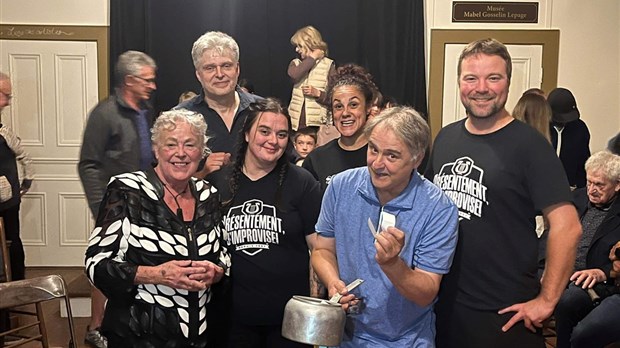 Ateliers de théâtre improvisé avec Réal Bossé à Rivière-Bleue