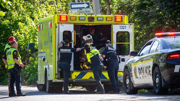 Un motocycliste victime d’une embardée à Rivière-du-Loup 