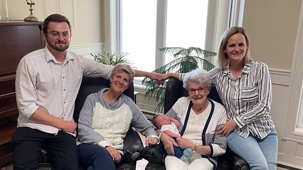 Une famille de cinq générations 