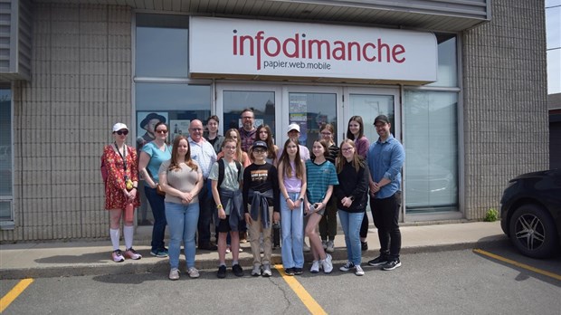 L’INNÉ-Dit en visite chez Info Dimanche