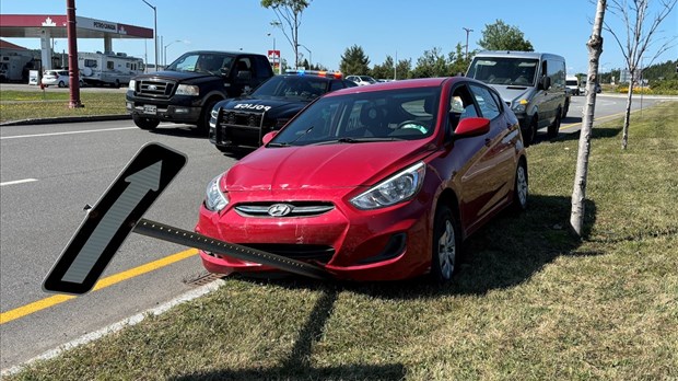 Accident sur le boulevard de l’Hôtel-de-Ville à Rivière-du-Loup 