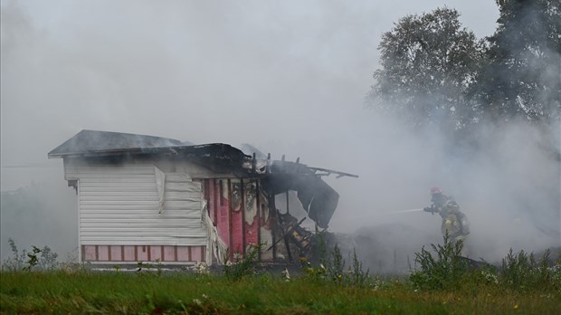 Incendie à l'Anse-au-Persil