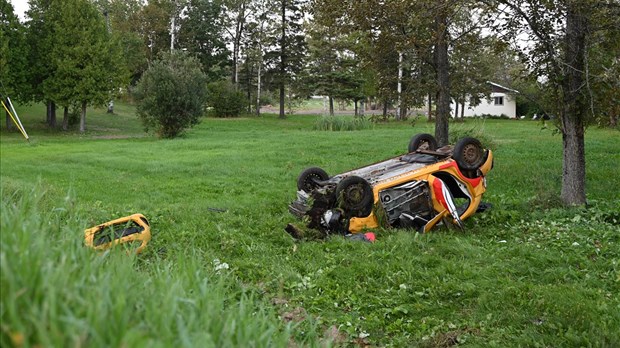 Violente sortie de route à Rivière-du-Loup