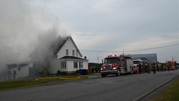 Incendie à Saint-Paul-de-la-Croix