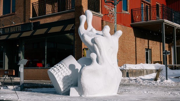 Dévoilement des gagnants du 29e Concours intercollégial de sculpture sur neige