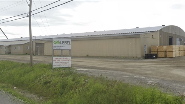 Intervention incendie à l’usine du Groupe Lebel de Témiscouata-sur-le-Lac