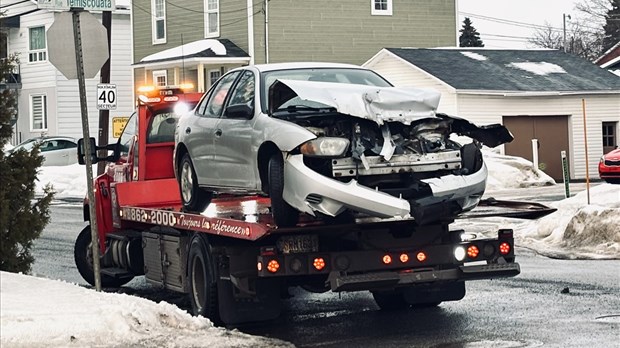 Collision à Rivière-du-Loup 