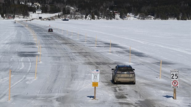 Fin de la saison du pont de glace du Témiscouata