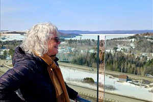 Diane Sénécal en visite dans le Témiscouata 