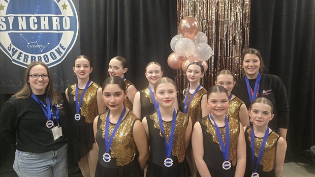 Une 3e place pour les jeunes Arabesques à Sherbrooke 