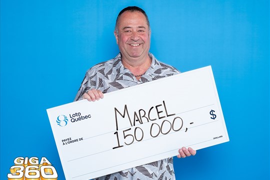 Marcel Lavoie remporte 150 000 $ à la loterie Giga 360