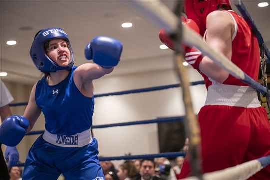 Noémie Bérubé, championne des Gants de bronze 